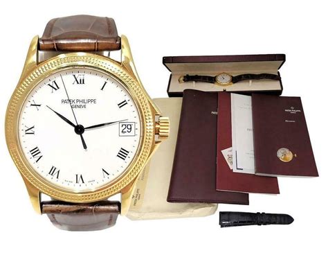 patek philippe integrated bracelet|Patek Philippe brown leather strap.